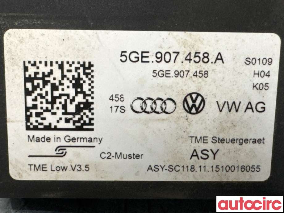 Styreenhet diverse til VW e-Golf 2014-2017 (Fase 1)  (VOLKSWAGEN|5GE907458C||5GE907458A)