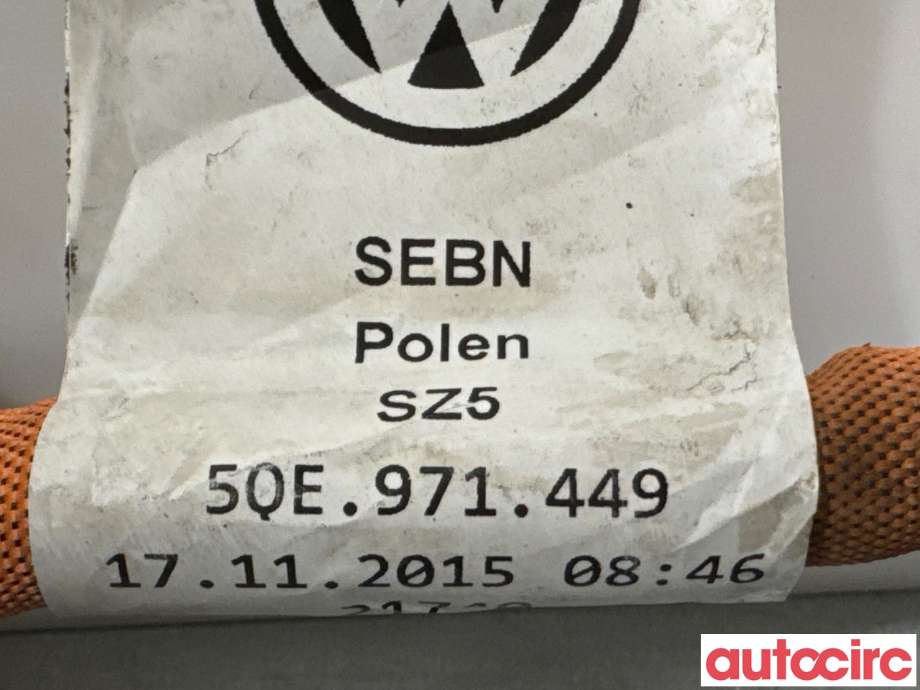 Kabel høy volt (HV) hybrid til VW e-Golf 2014-2017 (Fase 1)  (VOLKSWAGEN|5QE971449|)