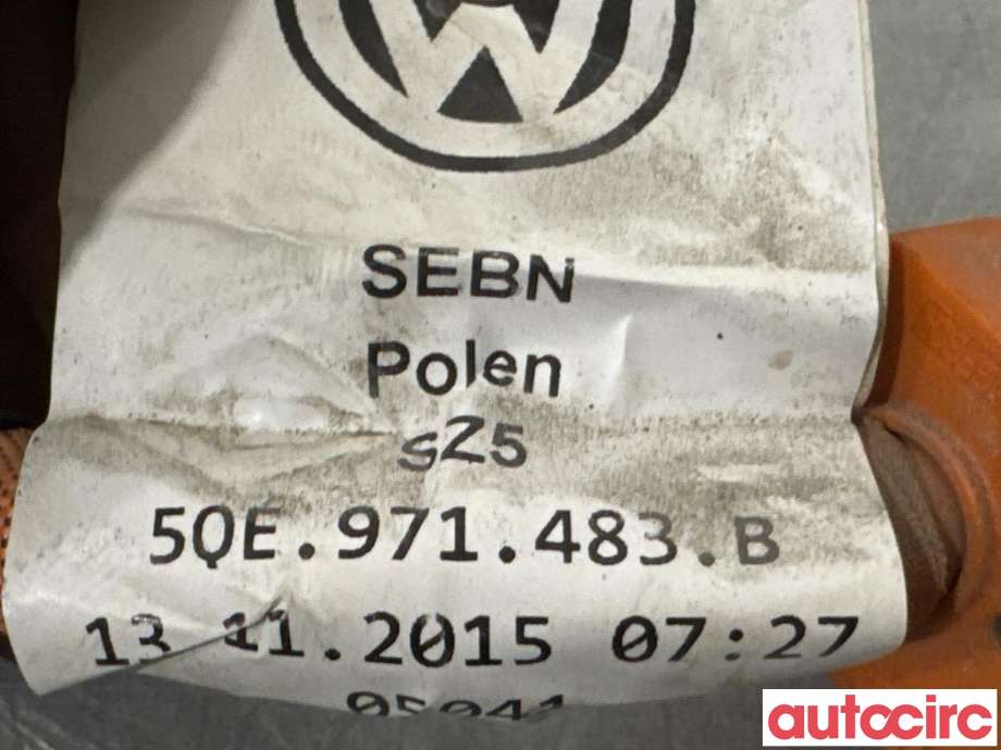 Kabel høy volt (HV) hybrid til VW e-Golf 2014-2017 (Fase 1)  (VOLKSWAGEN|5QE971483B|)