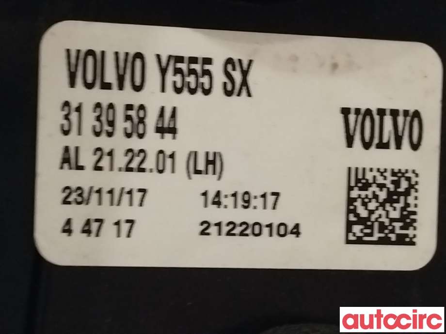Baklykt venstre til Volvo V40 2012-2019  (VOLVO|31395844)