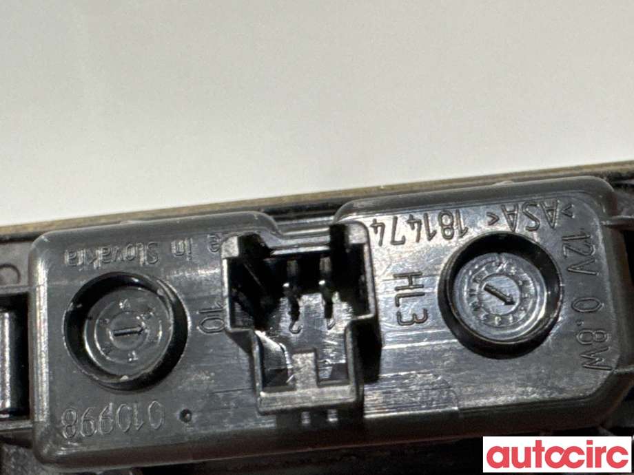 Skiltlys til Audi A3 2012-2016 (Type III, Fase 1) (AUDI|4G0943021||4G0943021A)