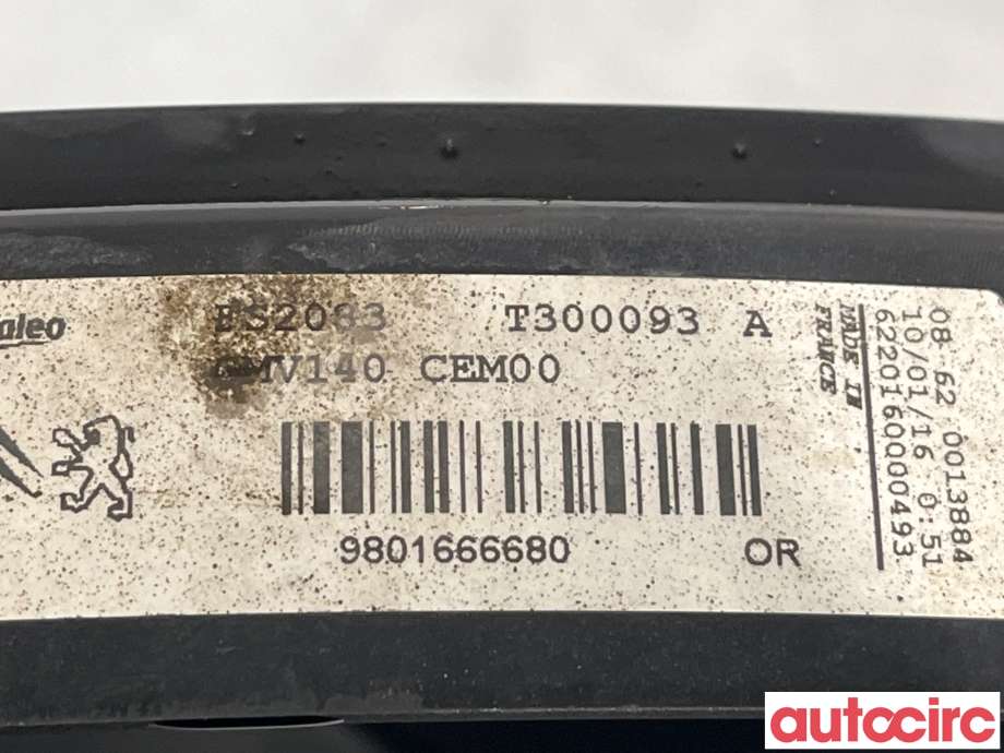 Kjølevifte til Peugeot 2008 2013-2019 (Type I) (PEUGEOT|9801666680)