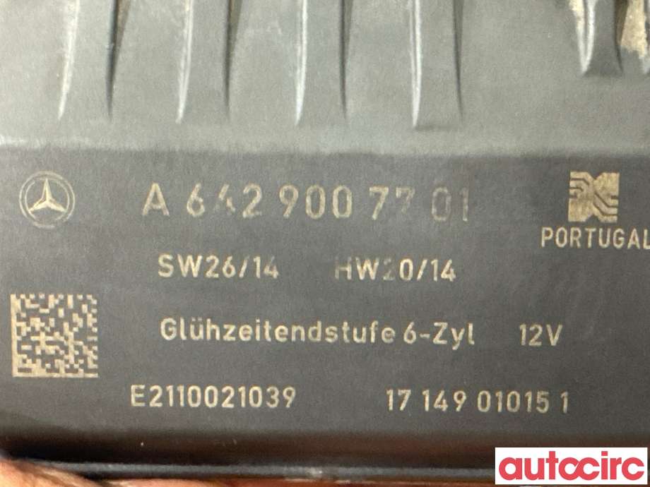 Rele gløde til Mercedes E-Klasse 2009-2013 (Fase 1) (W212) (W212) (MERCEDES|A6421532279||A6429001302)