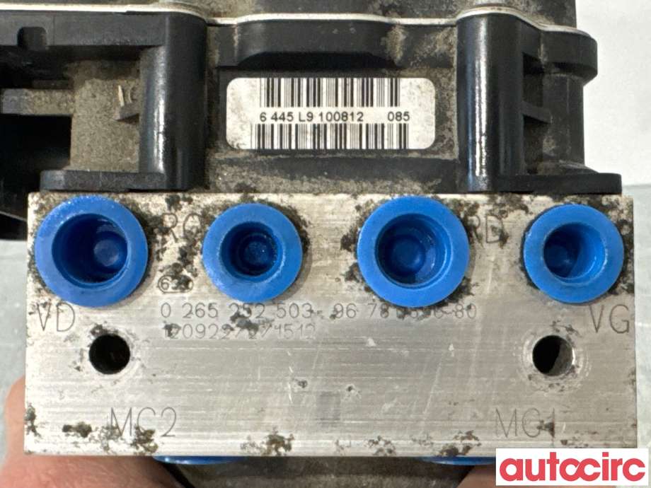 ABS sentral til Peugeot 508 2011-2014 (Type I, Fase 1)  (PEUGEOT|1609233780|0265252503|1610368580)