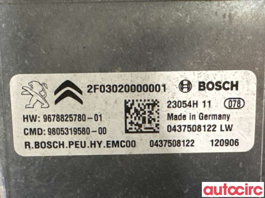 DCDC converter hybrid til Peugeot 508 2011-2014 (Type I, Fase 1) (PEUGEOT|1608886680|0437508122|1611523380)