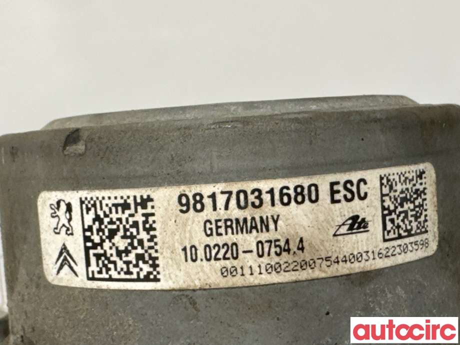 ABS sentral til Peugeot 208 2012-2019 (Type I) (PEUGEOT|1616770680|100220-07544|9817031680)
