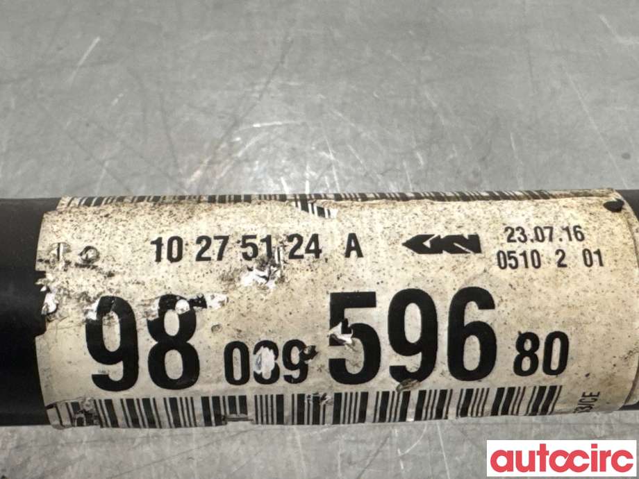 Drivaksel høyre foran til Peugeot 208 2012-2019 (Type I) (PEUGEOT|1608957780|10275124A|9808959680)