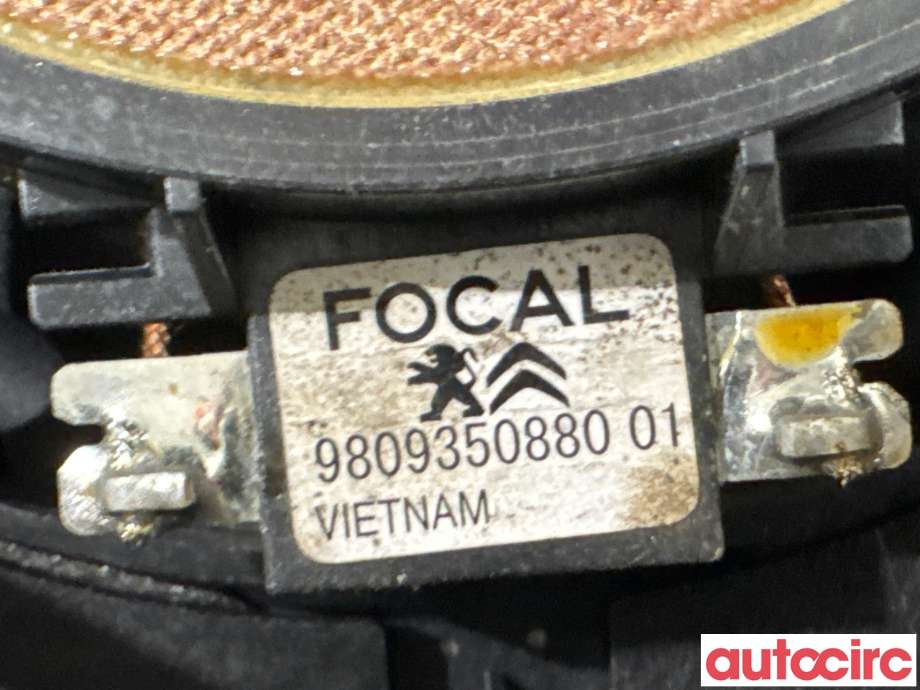 Bilstereo høyttaler til Peugeot 3008 2016-->> (Type II) (PEUGEOT|9809350880|)