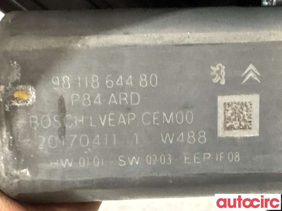 Ruteheis høyre bak til Peugeot 3008 2016-->> (Type II)  (PEUGEOT|9810488480||9830388880)