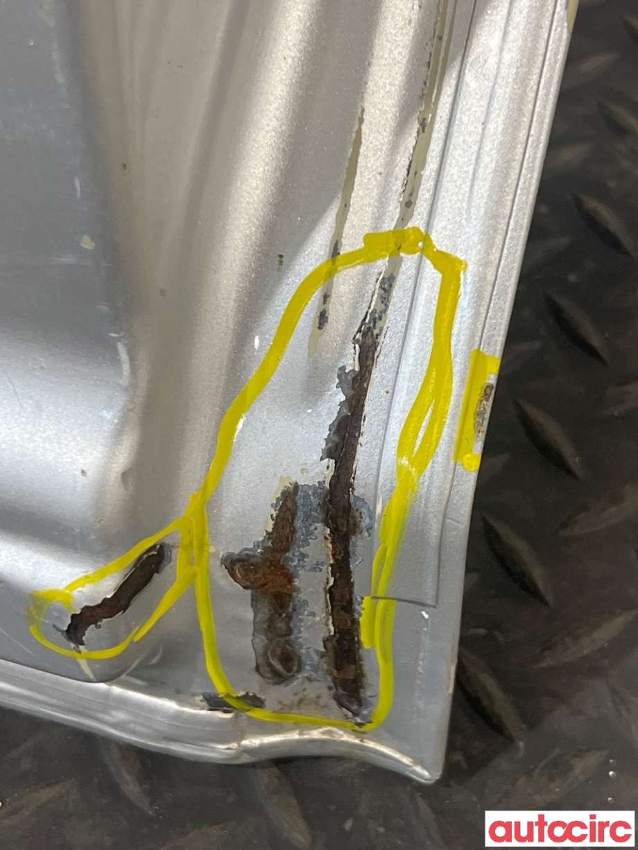 Dør høyre bak varebil til Ford Transit Connect 2013-2018 Type II, Fase 1  (FORD|2405065|BK31-V40010-CG)
