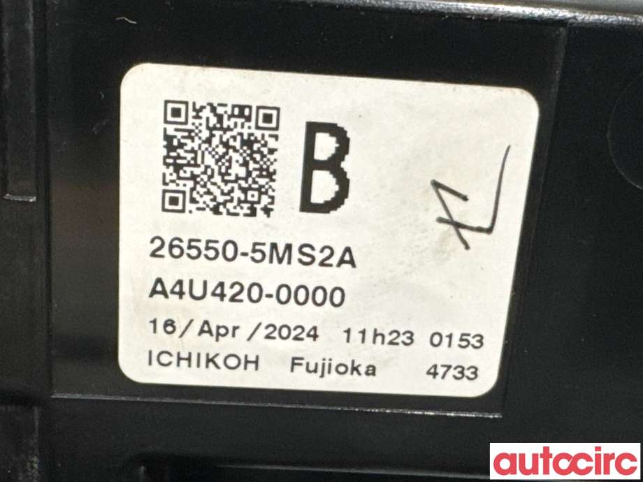 Baklykt fra støtfanger til Nissan Ariya 2022-->>  (NISSAN|265505MS2A|A4U420-0000|26550-5MS2A)