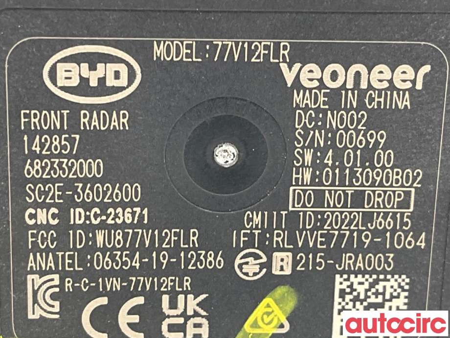 Sensor radar til BYD Atto 2022-->> (BYD|SC2E-3602600|)