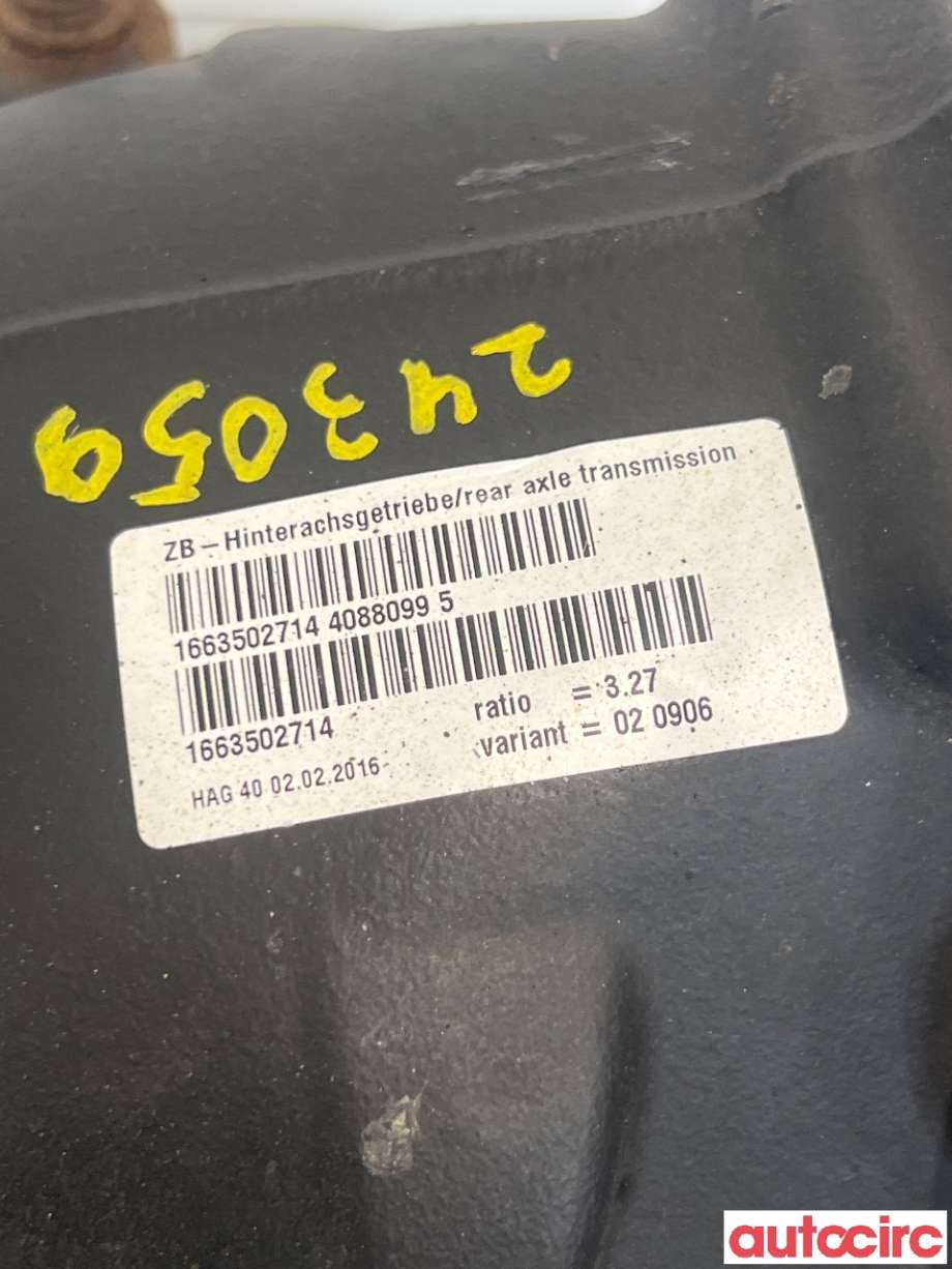 Kardang klokke bak til Mercedes GLE 2015-2018 (Fase 2) (W166) (W166) (MERCEDES|A1663502714)