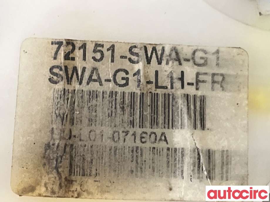 Låsekasse venstre foran til Honda CR-V 2007-2012 (Type III)  (HONDA|72150SWAG02||72151-SWA-G1)