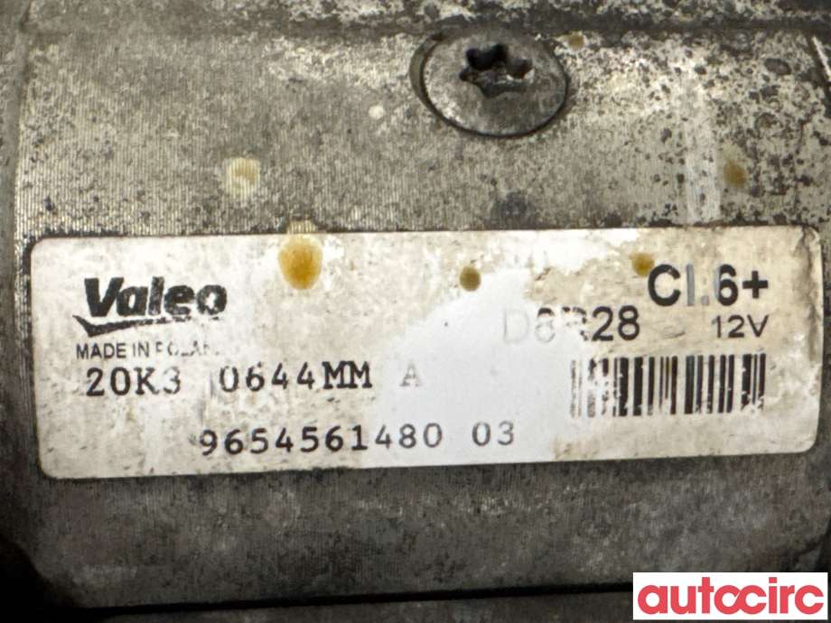Starter diesel til Peugeot Expert 2007-2016 (Type II)  (PEUGEOT|5802CA|D8R28|9654561480)