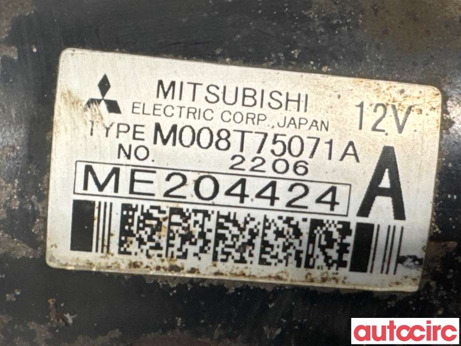 Starter diesel til Mitsubishi Pajero 2000-2006 (Type III)  (MITSUBISHI|ME204424|M008T75071A)