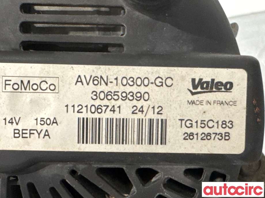 Dynamo til Ford C-Max 2010-2015 (Type II, Fase 1)  (FORD|1857696|TG15C183|AV6N-10300-GC)