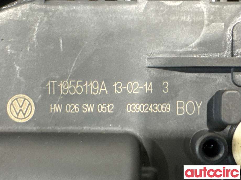 Viskermotor frontrute til VW Touran 2010-2015 (Type I, Fase 3)  (VOLKSWAGEN|1T1955023A|1397220656|2K1955023J)