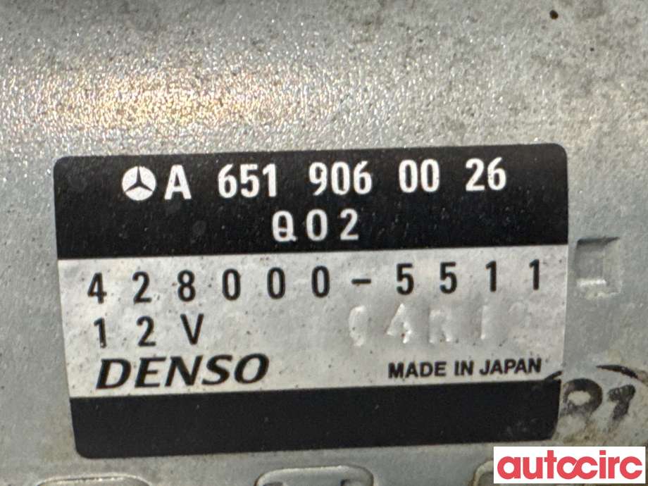 Starter diesel til Mercedes Vito/Viano 2010-2014 (Fase 2) (W639) (W639) (MERCEDES|A6519060026|428000-5511)