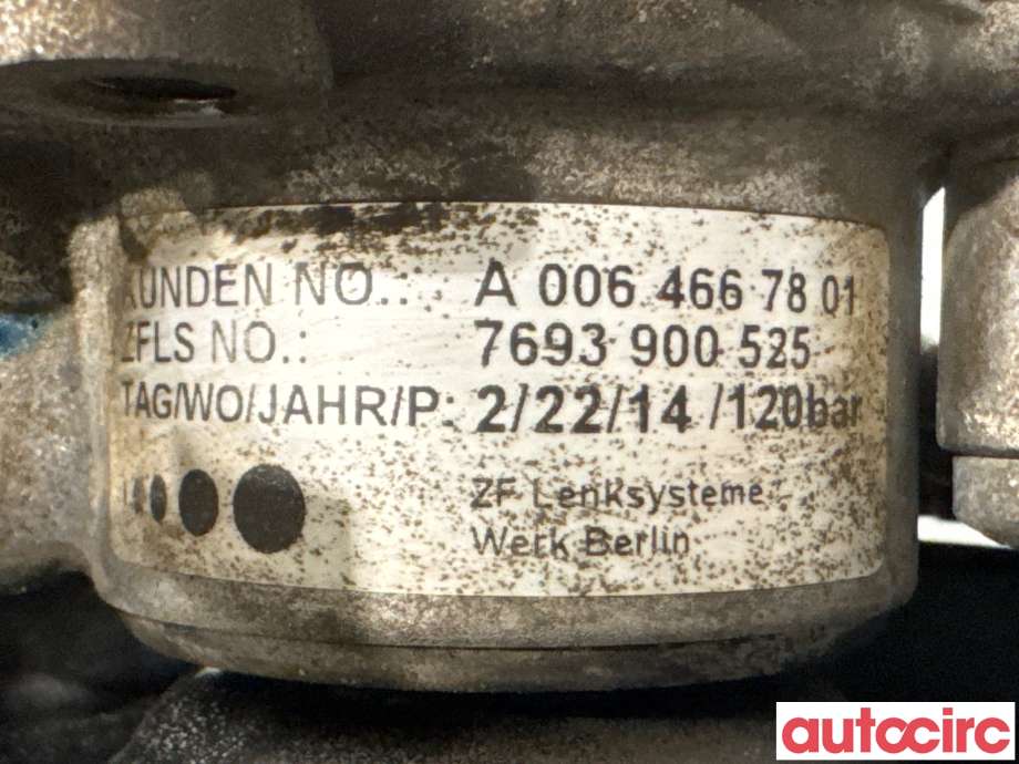 Servo pumpe mekanisk til Mercedes Vito/Viano 2010-2014 (Fase 2) (W639) (W639) (MERCEDES|A0064667801|7693900525)