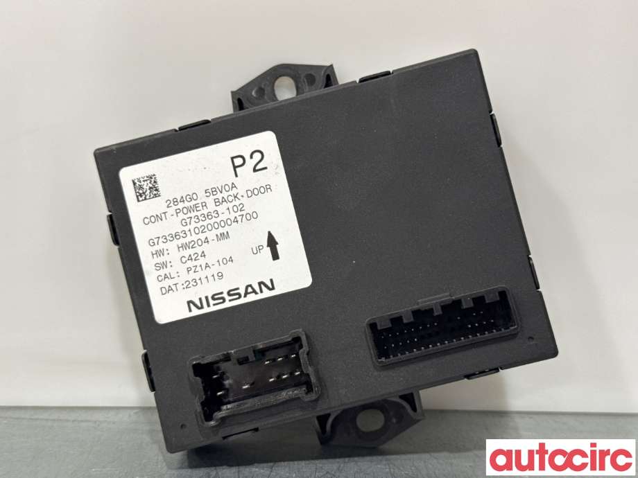 Styreenhet elektrisk bakluke til Nissan Ariya, 2022-->> (NISSAN|284G05BV0A)
