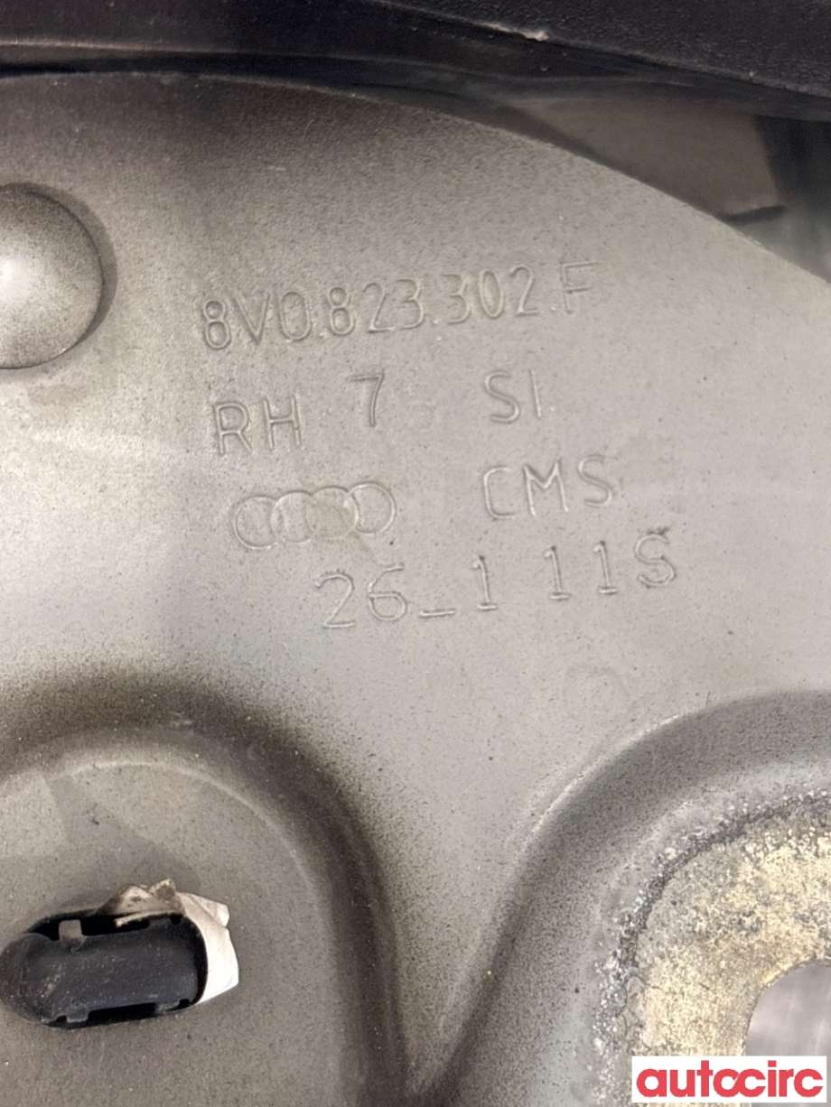 Panserhengsler til Audi A3 2012-2016 (Type III, Fase 1) (AUDI|8V0823302F|)