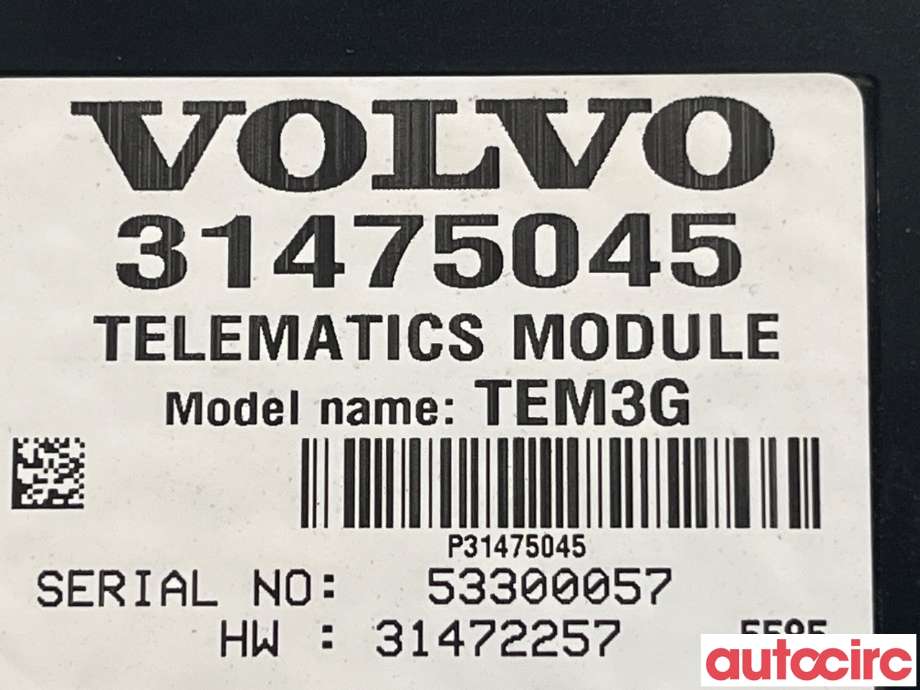 Styreenhet diverse til Volvo XC90 2015-2025 (Type II) (VOLVO|36003022||31475045)