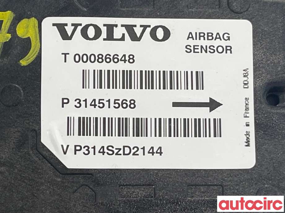 Airbag elektronikk til Volvo XC90 2015-2025 (Type II) (VOLVO|32315584||31451568)