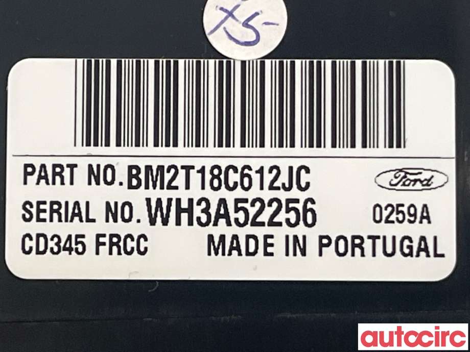 Styreenhet klima/aircondition til Ford Mondeo 2011-2014 (Type IV, Fase 2)  (FORD|1775132|BM2T-18C612-JC)