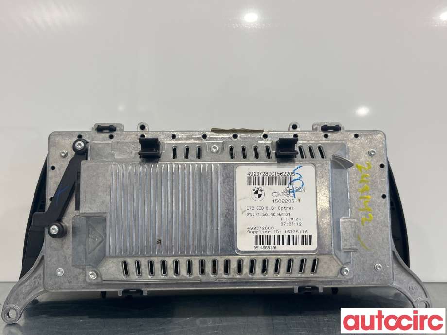 Multimedia display (MCU - Media Controller Unit) til BMW X5 2007-2013 (E70) (E70) (BMW|65509194064|)