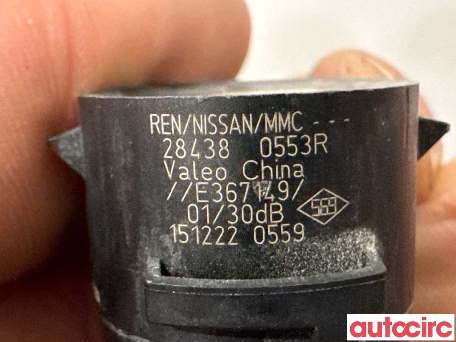 Parkeringssensor bak til Nissan Qashqai 2021-->> (Type III)  (NISSAN|2843700Q0B|E367149|284380553R)