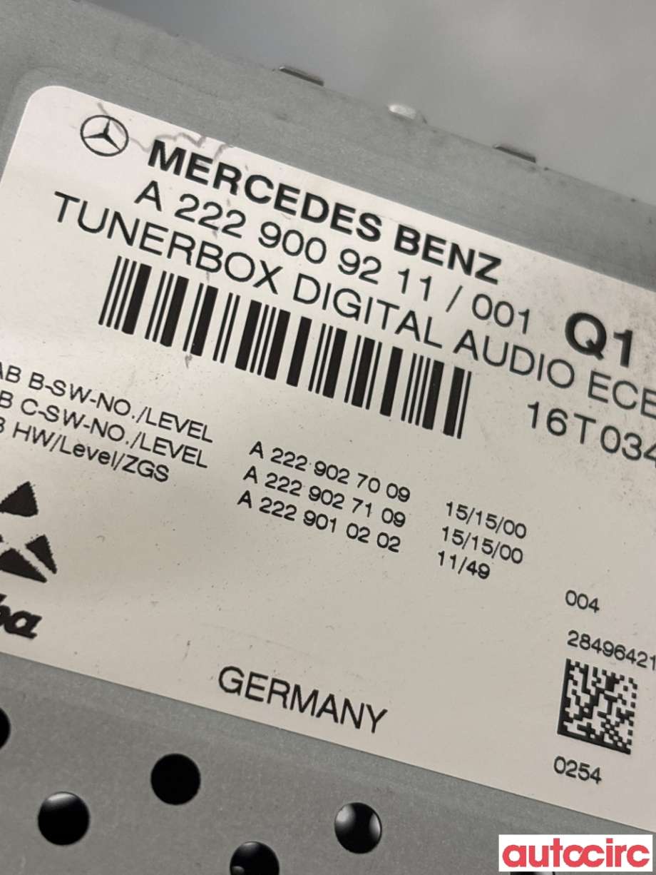 Bilstereo til Mercedes GLE 2015-2018 (Fase 2) (W166) (W166) (MERCEDES|A2229009211|)