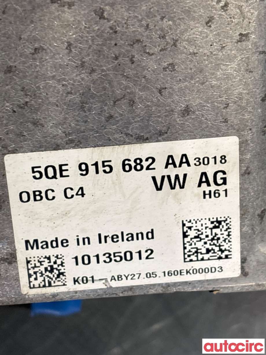 Batterilader (OBC - On Board Charger) til VW e-Golf 2014-2017 (Fase 1)  (VOLKSWAGEN|5QE915682AA|)