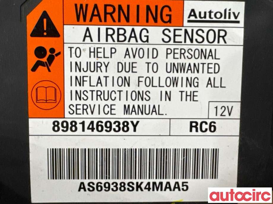 Airbag elektronikk til Isuzu D-Max 2017-2020 (Type II, Fase 2)  (ISUZU|898146938Y|)