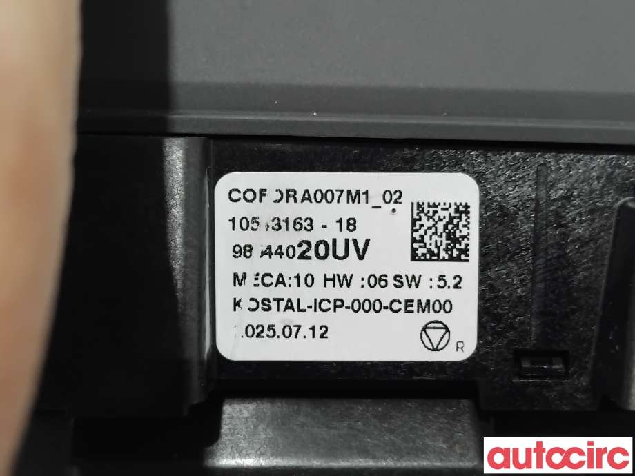 Multimedia display (MCU - Media Controller Unit) til Opel Grandland X 2017-->>  (OPEL|NO NR|)