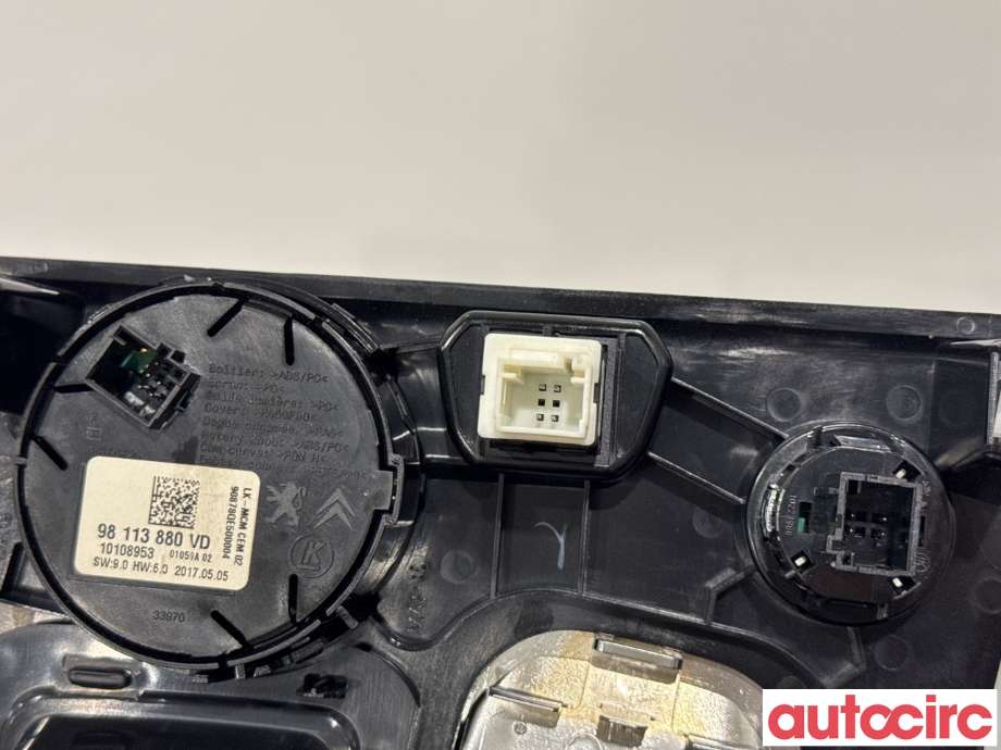 Bryter elektrisk håndbrekk/parkbrems til Peugeot 3008 2016-->> (Type II)  (PEUGEOT|98105935VV||9810593577)