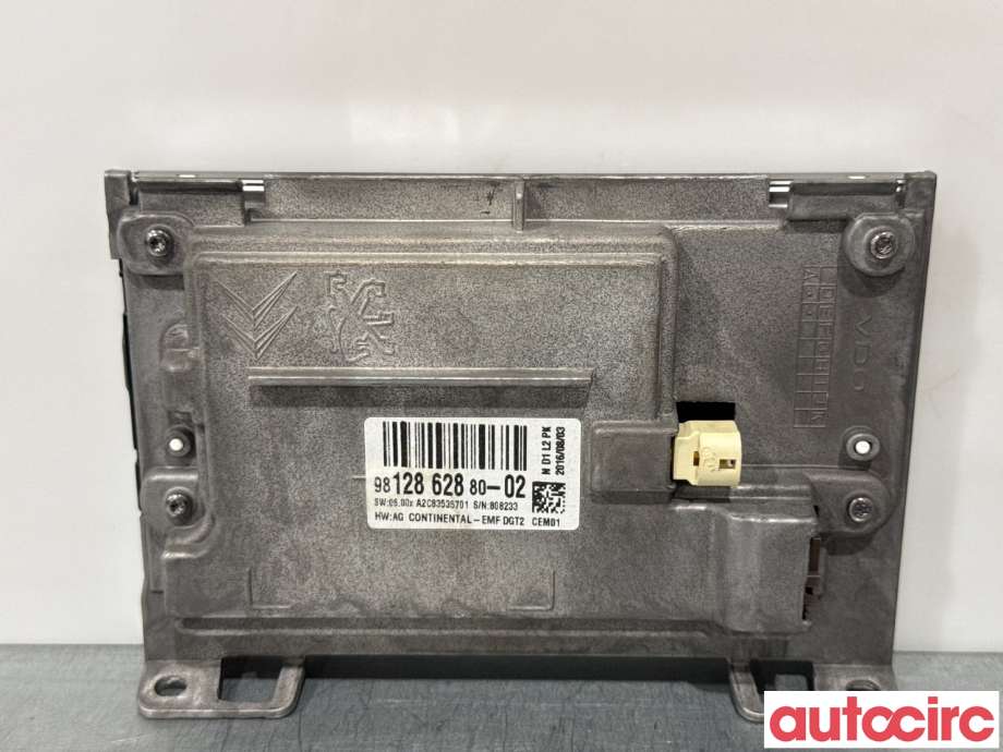 Multimedia display (MCU - Media Controller Unit) til Peugeot 208 2012-2019 (Type I)  (PEUGEOT|9812862880|)