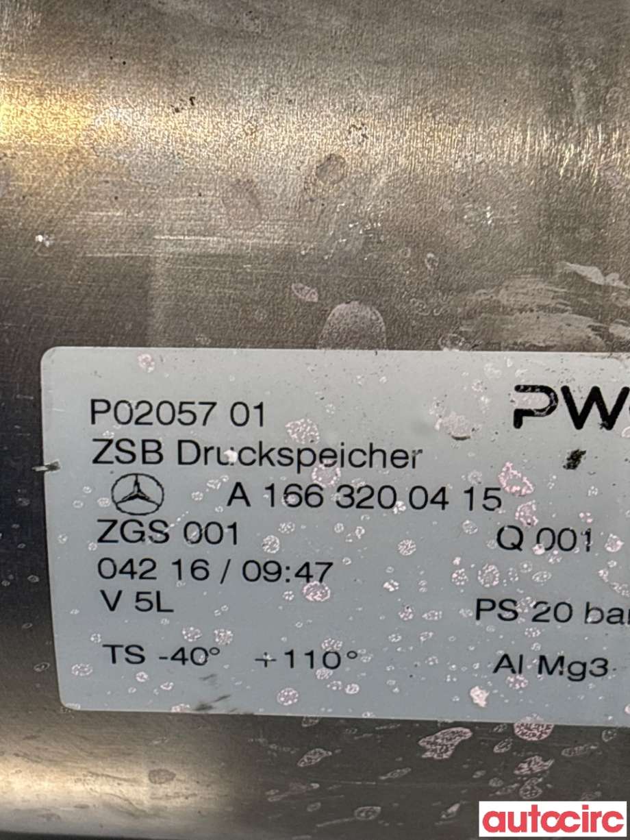 Diverse deler til Mercedes GLE 2015-2018 (Fase 2) (W166) (W166) (MERCEDES|A1663200415|)