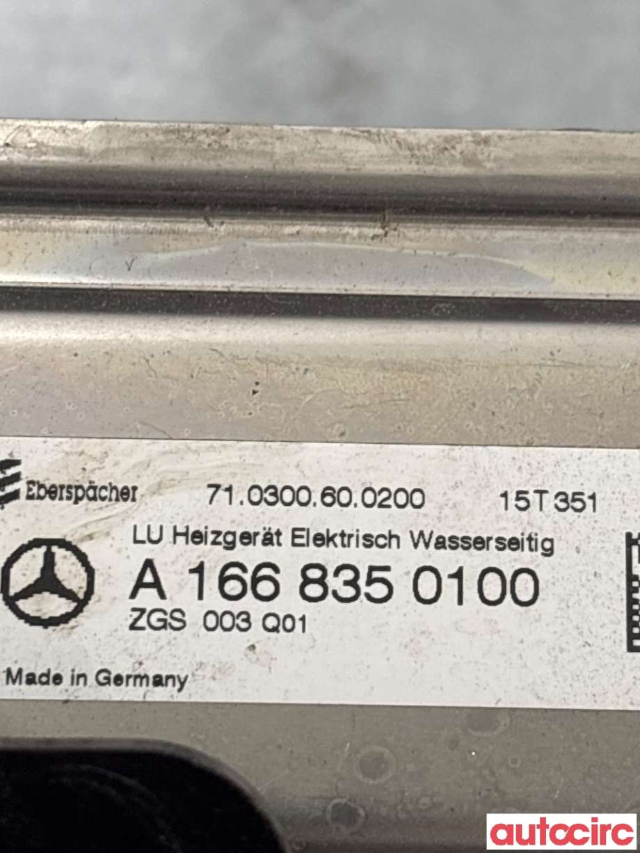 Varmeapparat register til Mercedes GLE 2015-2018 (Fase 2) (W166) (W166) (MERCEDES|A0008350500|)