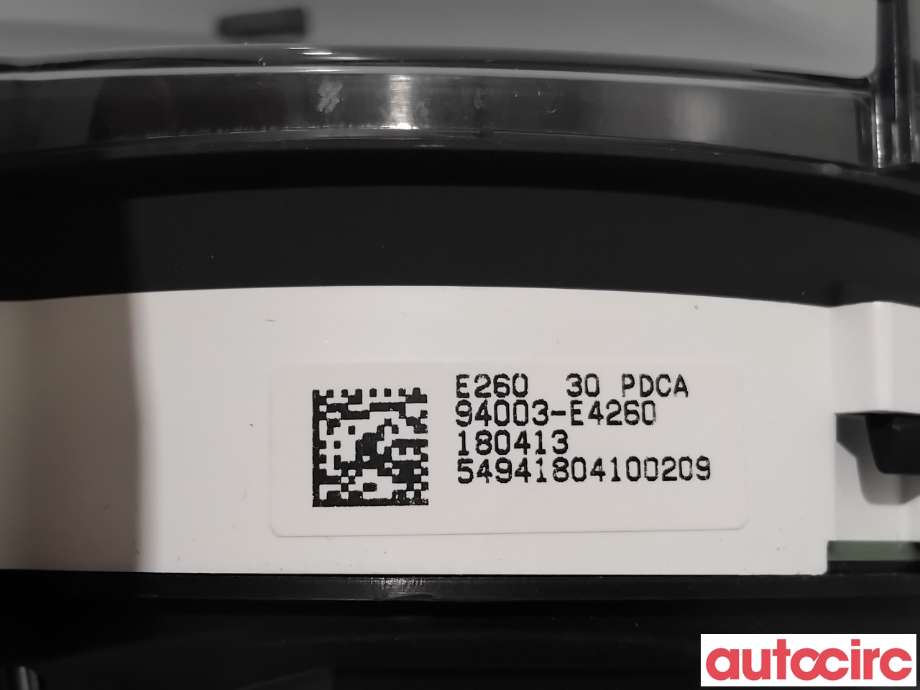 Instrumentpanel til Kia Soul 2014-2019 (Type II) (KIA|94003E4260||94003-E42600)