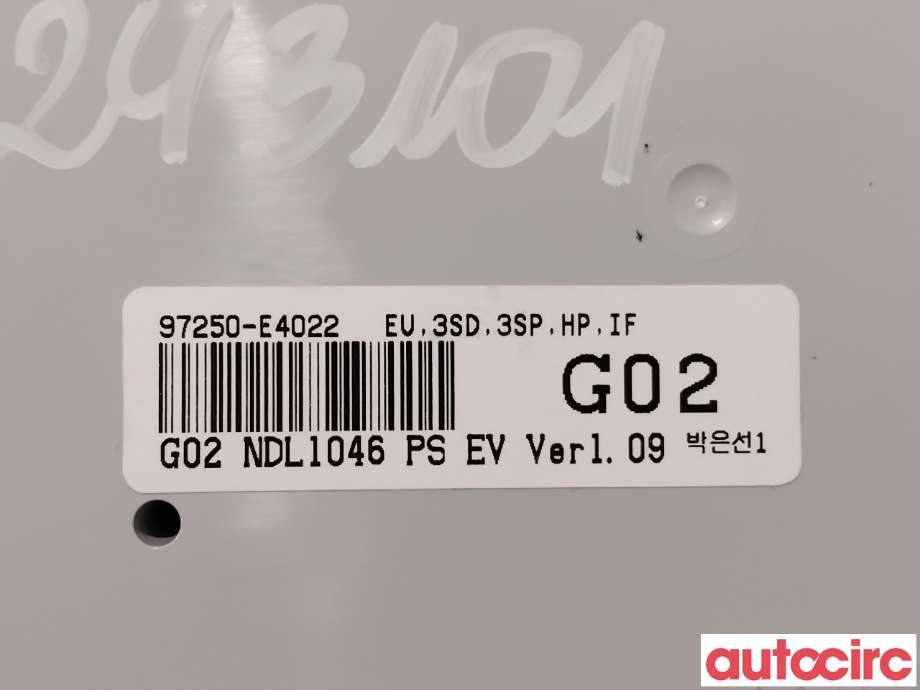 Varmeapparat betjening til Kia Soul 2014-2019 (Type II) (KIA|97250E4022||97250-E4022)