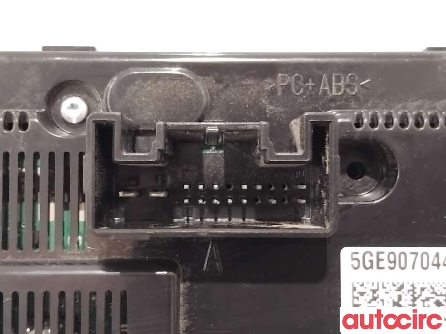 Varmeapparat betjening til VW e-Golf 2014-2017 (Fase 1)  (VOLKSWAGEN|5GE907044AD|5HB011981-29)