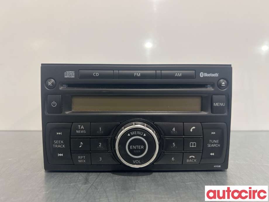 Bilstereo til Nissan Qashqai, 2007-2010 (Type I, Fase 1)  (NISSAN|28185JD00A)