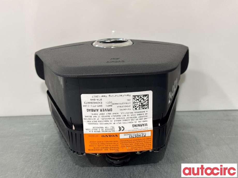 Airbag rattpute til Volvo V40 2012-2019 (VOLVO|31426793|)