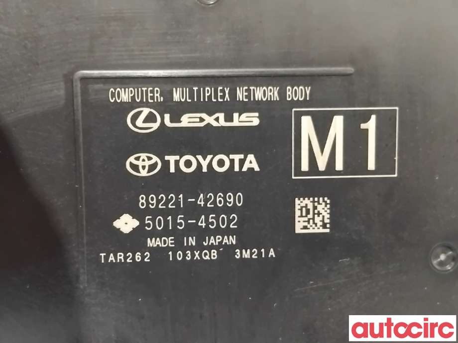 Styreenhet diverse til Toyota bZ4X 2022-->> (TOYOTA|892H042K80|5015-4502|89221-42690)