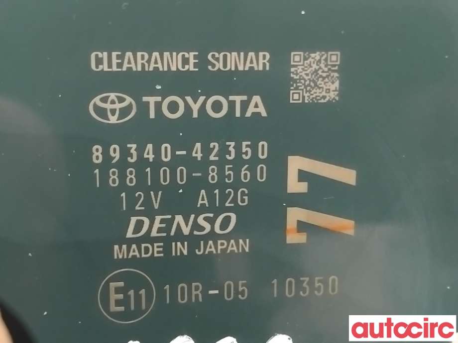 Styreenhet parkering til Toyota bZ4X 2022-->> (TOYOTA|8934042350|188100-8560|89340-42350)