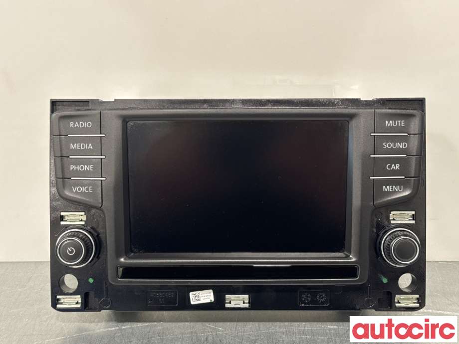 Multimedia display (MCU - Media Controller Unit) til VW Golf VII 2012-2017 (Fase 1) (VOLKSWAGEN|3G0919605B|A2C93427100)