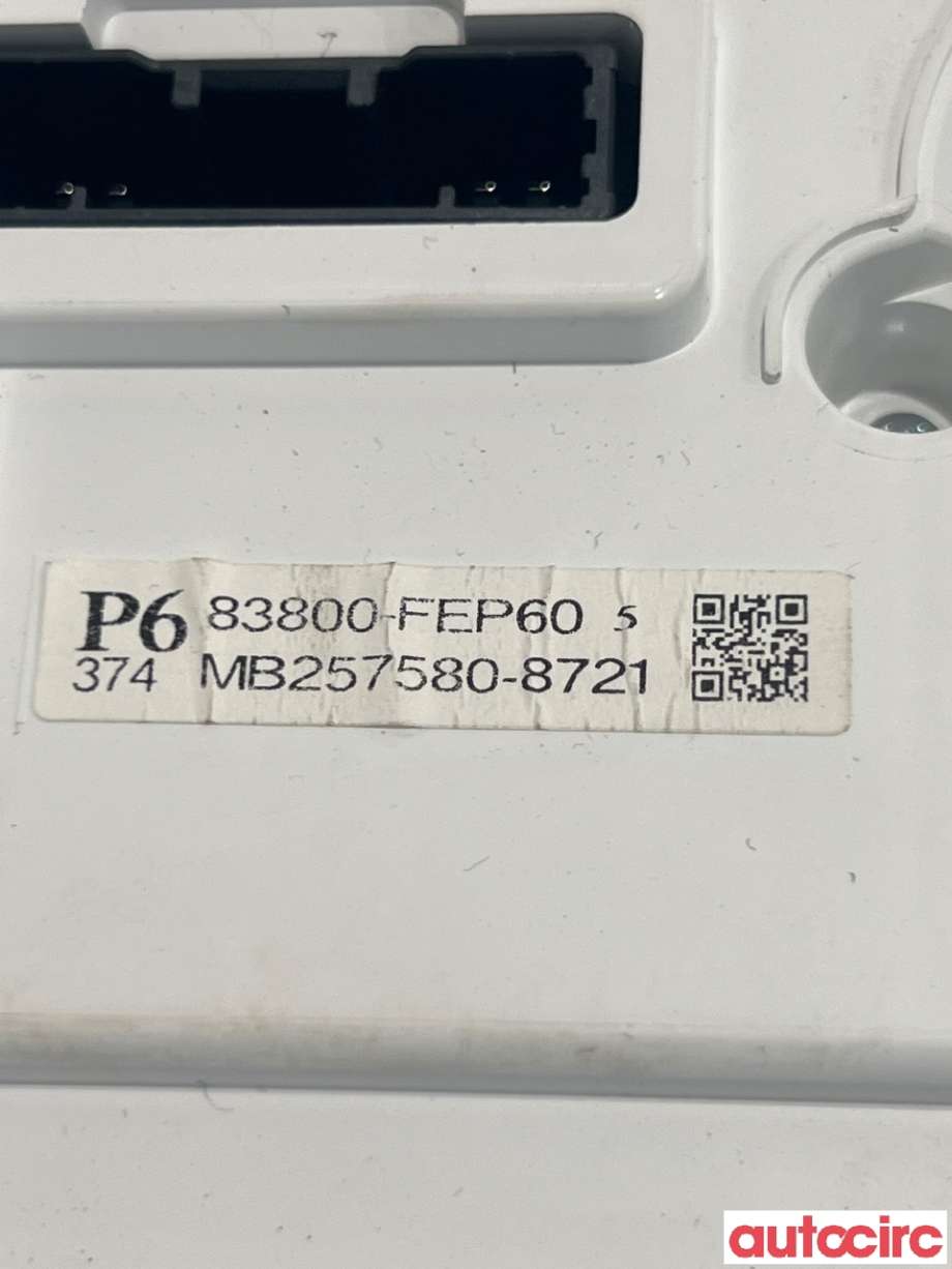 Instrumentpanel til Toyota Corolla 2019-->>  (TOYOTA|83800FEV90||83800FEP60)