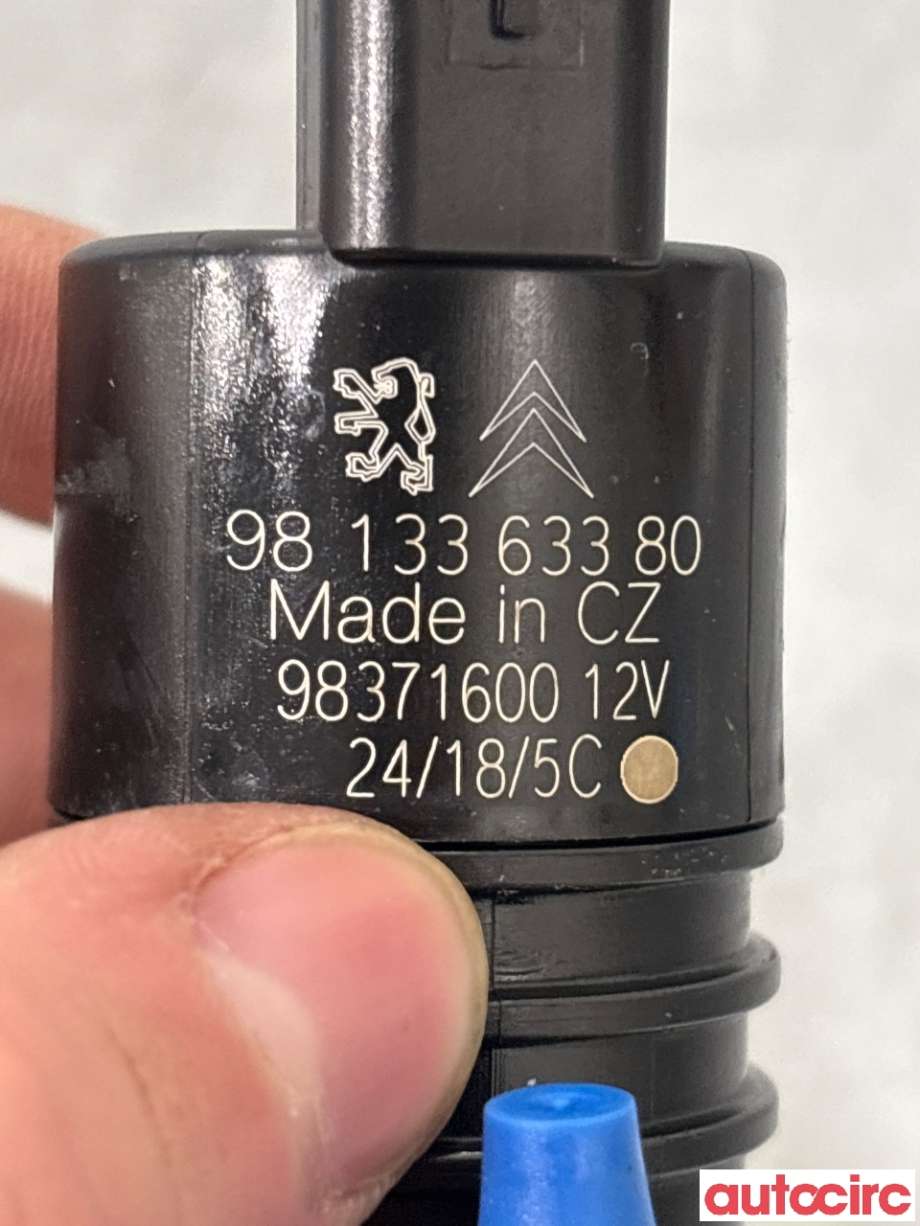 Spylerpumpe foran til Peugeot 3008 2016-->> (Type II) (PEUGEOT|9813363380)