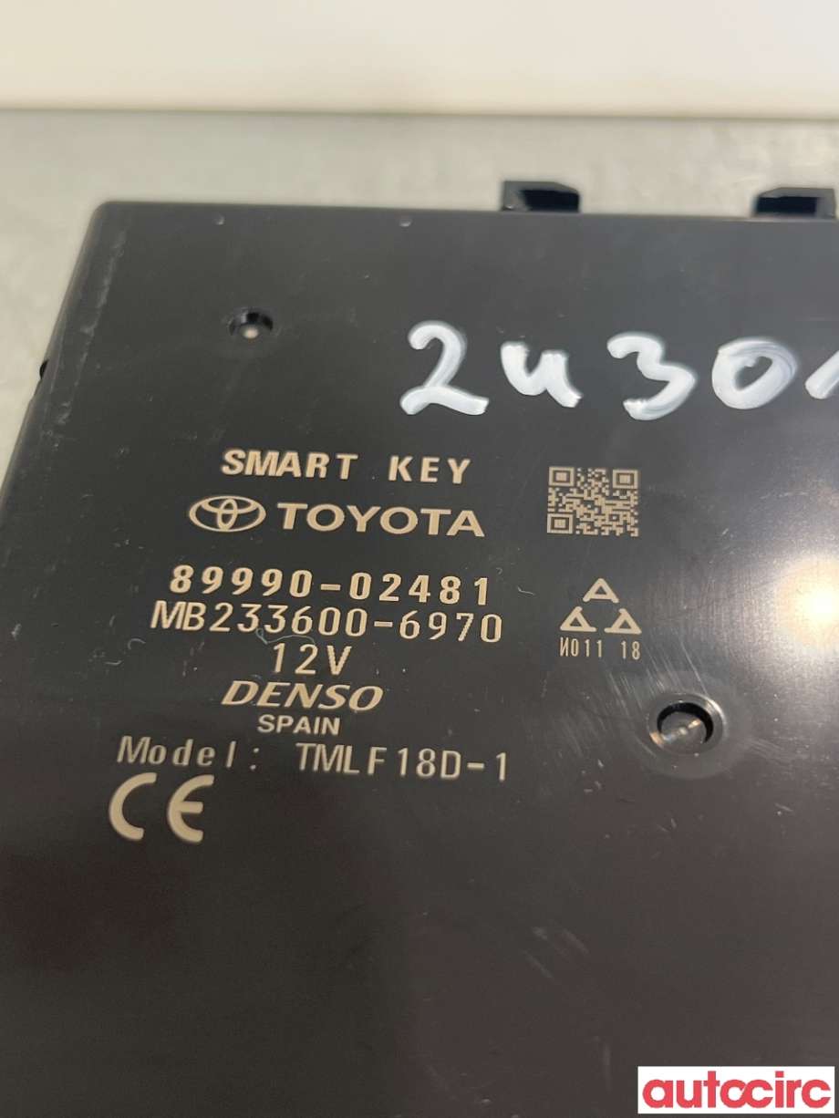 Styreenhet nøkkelfri/keyless til Toyota Corolla 2019-->> (TOYOTA|899H002061|MB233600-6970|89990-02481)